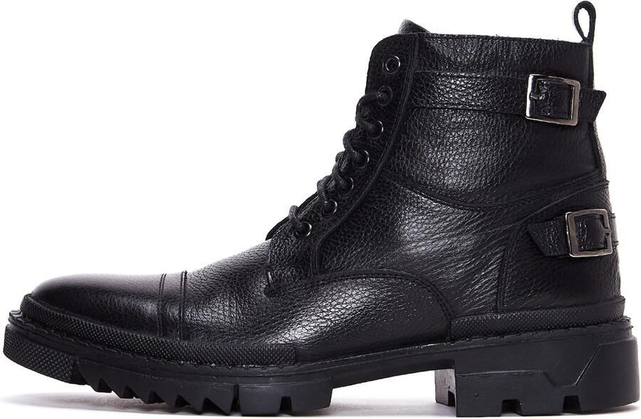 Derimod Veterboots zwart