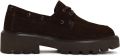 DERIMOD Plateau-loafers Leren Plateau-loafers - Donkerbruin
