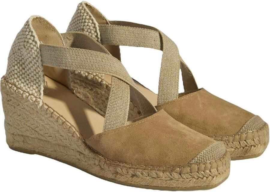 Desa Espadrilles 'Keil-Espadrilles' beige