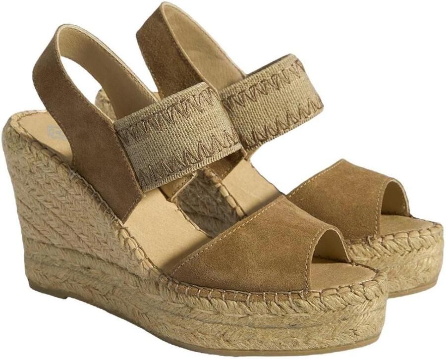 Desa Espadrilles 'Keil-Espadrilles' beige