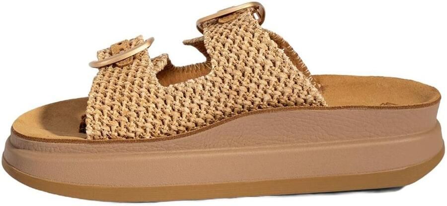 Desa Huisschoenen 'Keilrutschen' beige - Foto 5