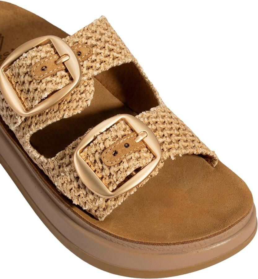 Desa Huisschoenen 'Keilrutschen' beige - Foto 2
