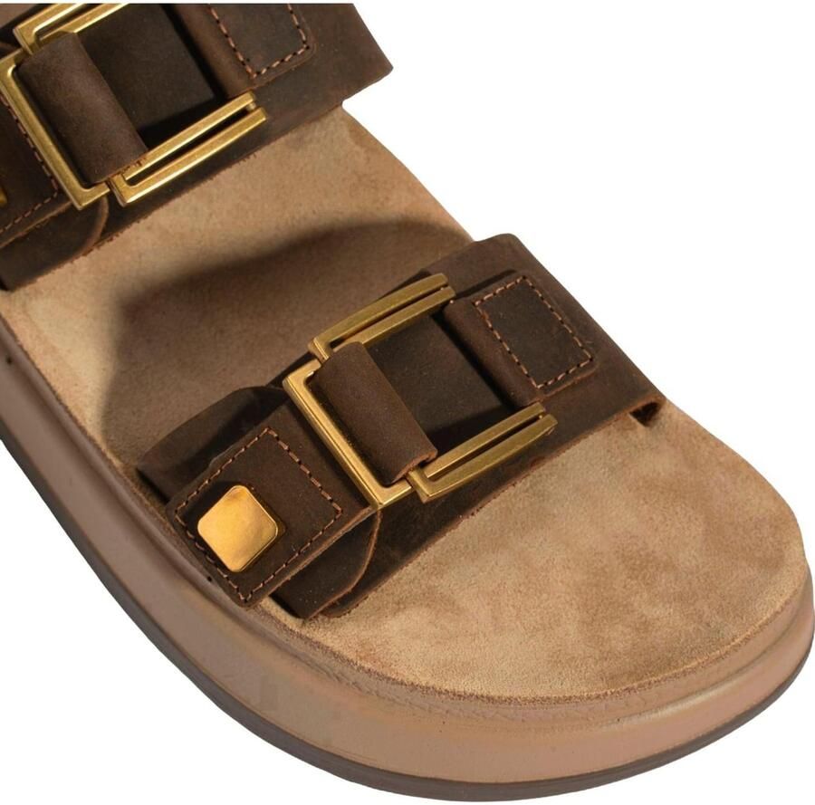 Desa Huisschoenen 'Keilrutschen' bruin - Foto 2