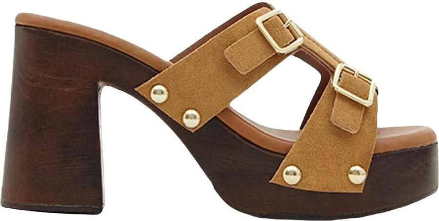 Desa Huisschoenen 'Plattformrutschen' lichtbeige - Foto 4
