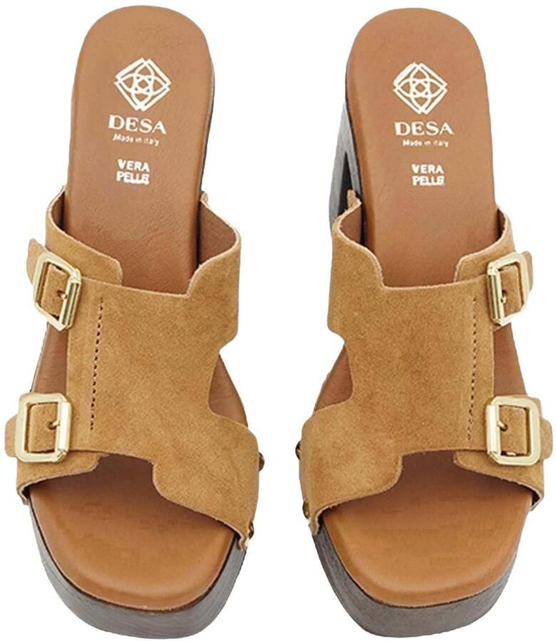 Desa Huisschoenen 'Plattformrutschen' lichtbeige - Foto 2