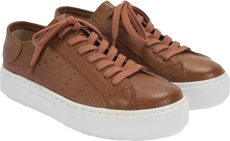 DESA Sneakers Leer Bruin Vrouwen Schoenpunt: Nez rond - Foto 2