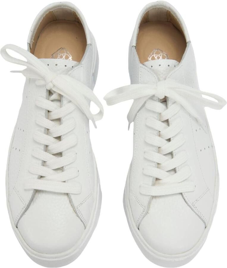DESA Sneakers Leer Wit Vrouwen Schoenpunt: Nez rond - Foto 3