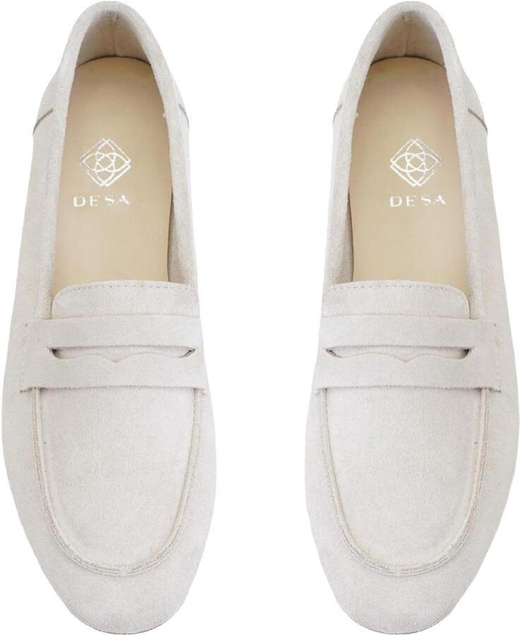 DESA Ballerina's Suède Beige Vrouwen Schoenpunt: Nez rond - Foto 3