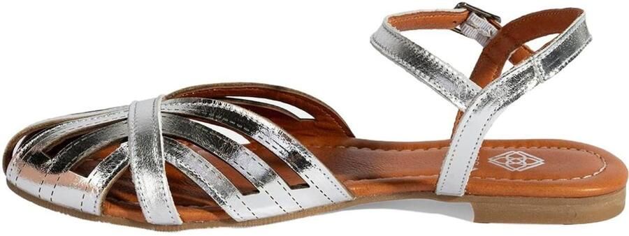 DESA Ballerina's Leer Zilver Vrouwen Schoenpunt: Ronde - Foto 5