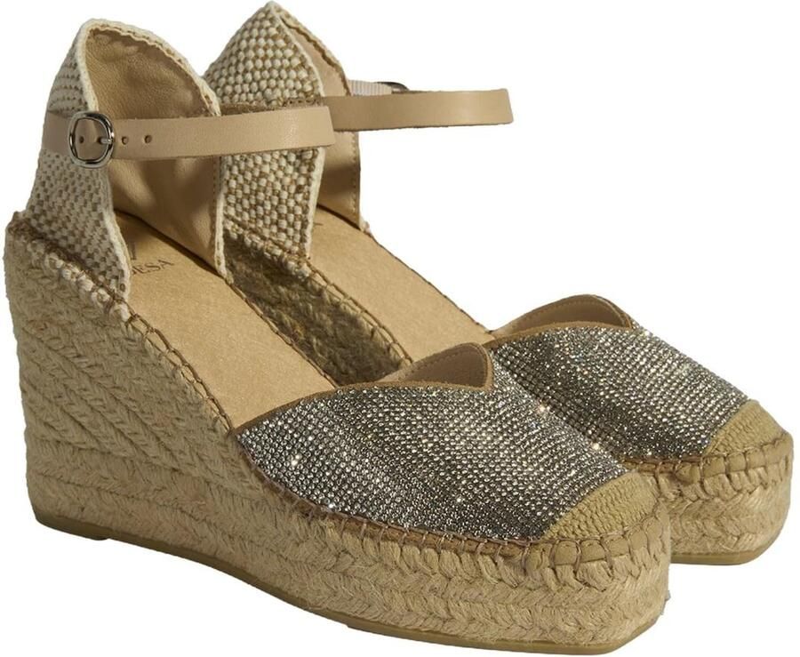 DESA Lage schoen Suède Beige Vrouwen Schoenpunt: Nez carré