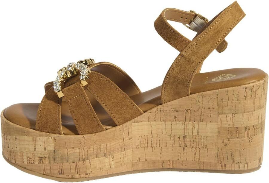 DESA Sandalen Suède Bruin Vrouwen Schoenpunt: Nez ouvert