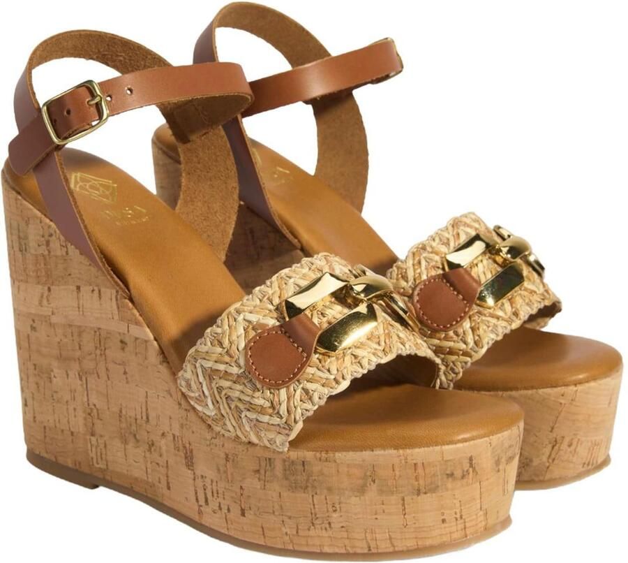 Desa Sandaal 'Keilsandalen' bruin