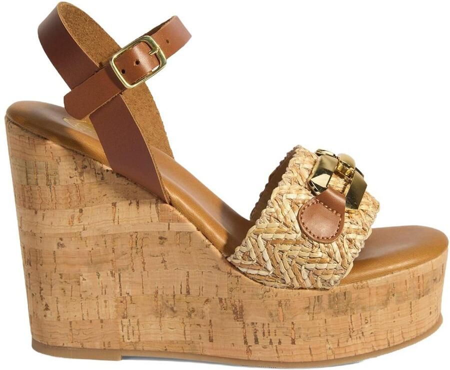 Desa Sandaal 'Keilsandalen' bruin - Foto 5