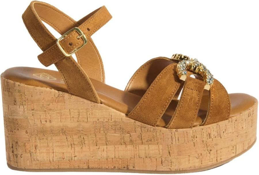 DESA Sandalen Suède Bruin Vrouwen Schoenpunt: Nez ouvert - Foto 5