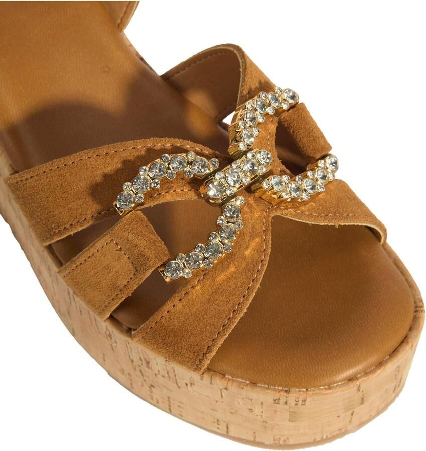 DESA Sandalen Suède Bruin Vrouwen Schoenpunt: Nez ouvert - Foto 3