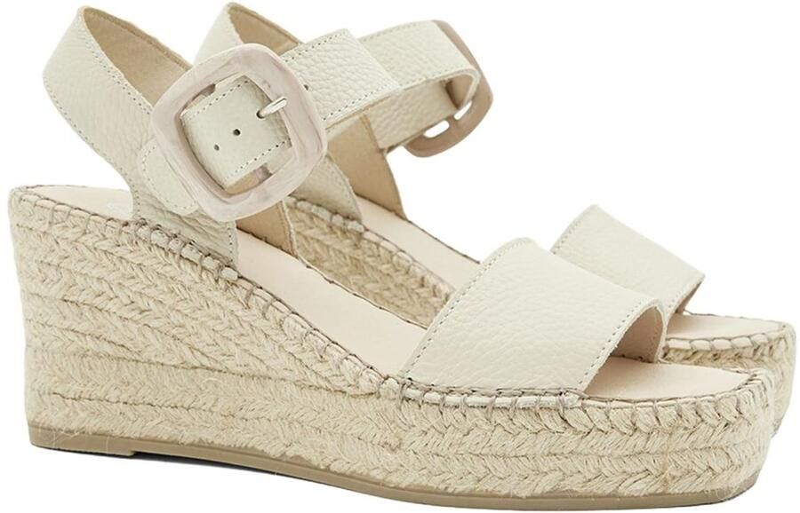 Desa Sandaal 'Keilsandalen' wit
