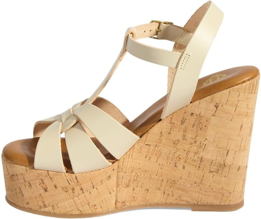 DESA Sandalen Leer Wit Vrouwen Schoenpunt: Nez ouvert - Foto 4