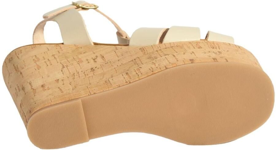 DESA Sandalen Leer Wit Vrouwen Schoenpunt: Nez ouvert - Foto 6
