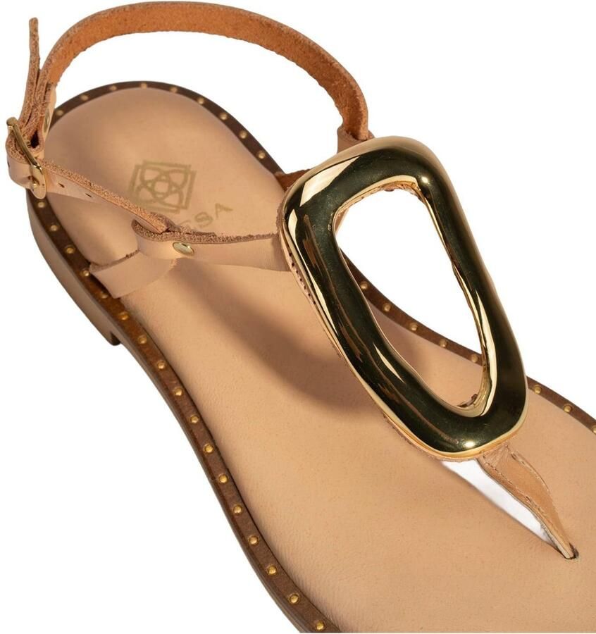 Desa Sandaal 'Pantoletten' beige - Foto 3