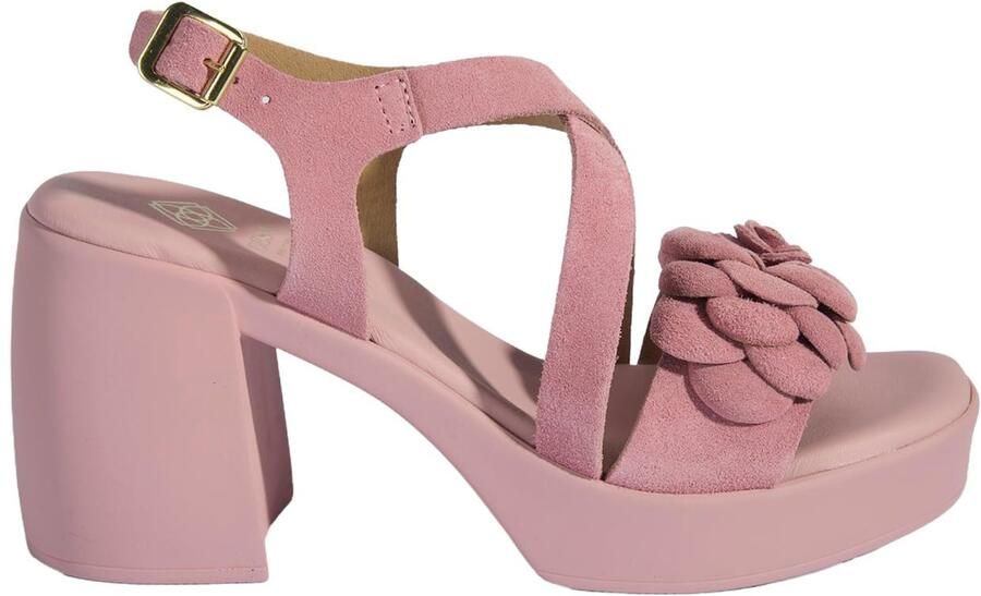 DESA Sandalen Suède Roze Vrouwen Schoenpunt: Nez ouvert - Foto 6