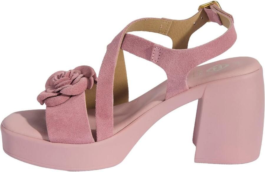 DESA Sandalen Suède Roze Vrouwen Schoenpunt: Nez ouvert - Foto 4
