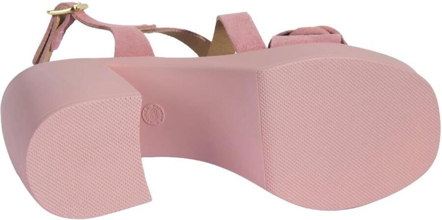 DESA Sandalen Suède Roze Vrouwen Schoenpunt: Nez ouvert - Foto 7