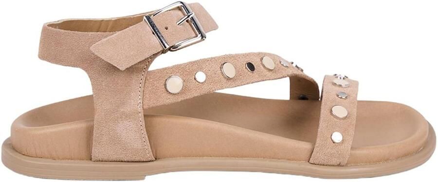 DESA Sandalen Suède Beige Vrouwen Schoenpunt: Nez ouvert - Foto 2