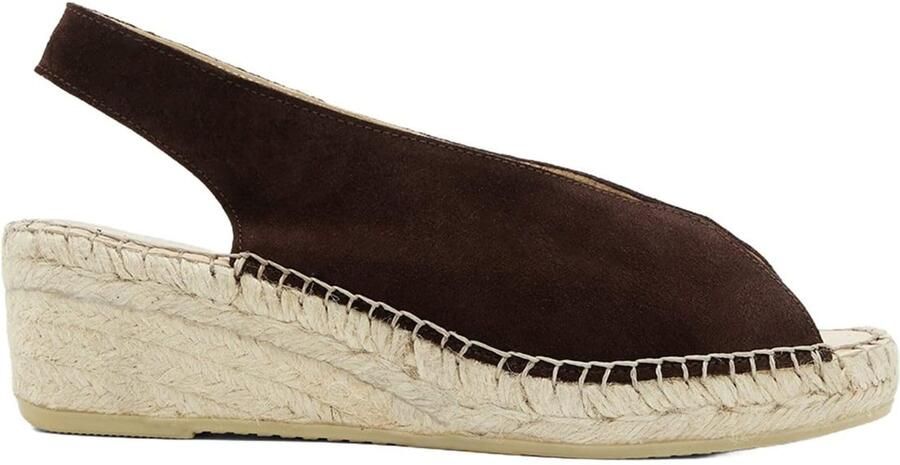DESA Sandalen Suède Bruin Vrouwen Schoenpunt: Nez ouvert - Foto 4