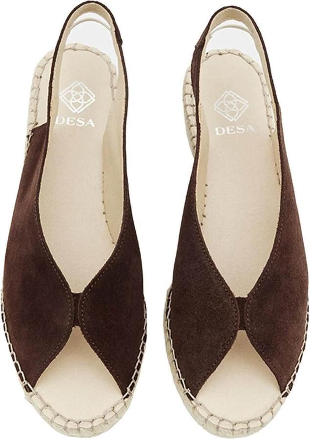 DESA Sandalen Suède Bruin Vrouwen Schoenpunt: Nez ouvert - Foto 2