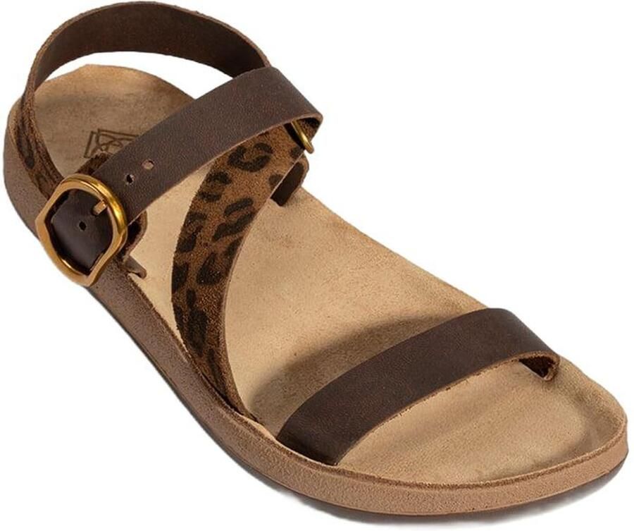 DESA Sandalen Leer Luipaardprint Vrouwen Schoenpunt: Nez ouvert - Foto 4