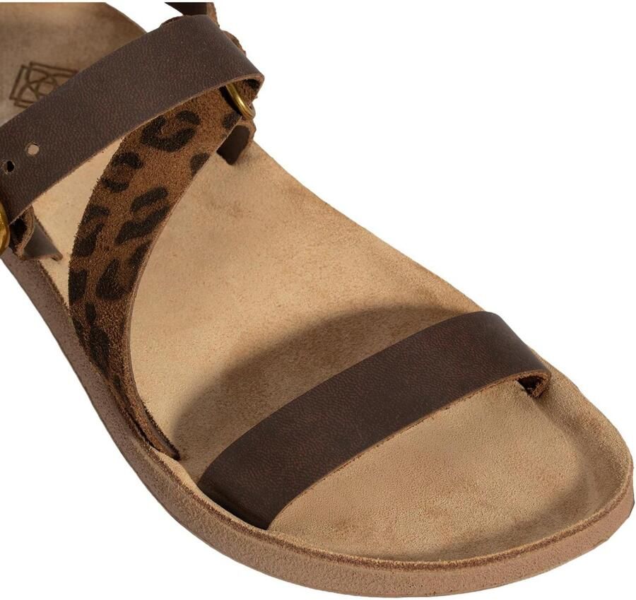 DESA Sandalen Leer Luipaardprint Vrouwen Schoenpunt: Nez ouvert - Foto 3