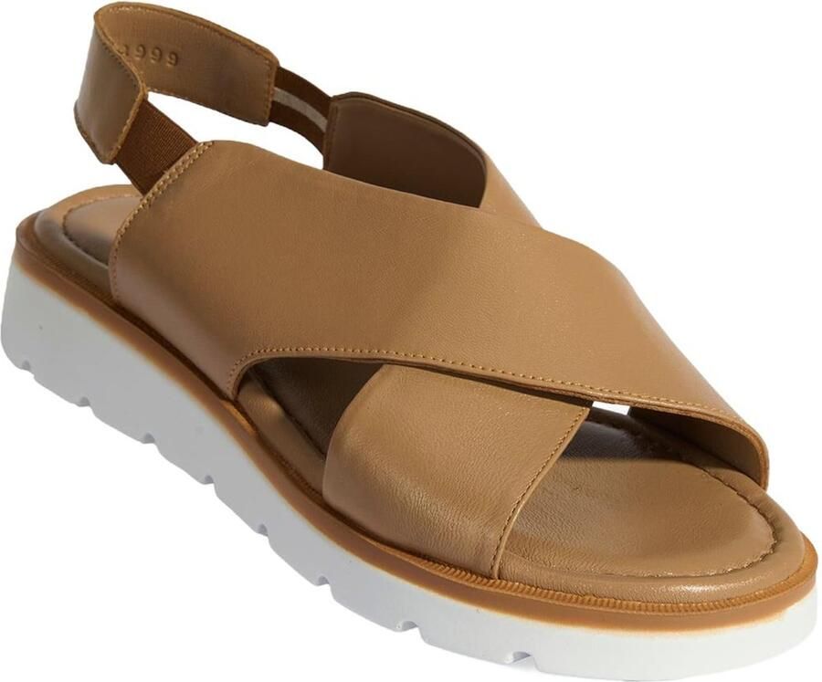 DESA Sandalen Leer Nude Vrouwen Schoenpunt: Nez ouvert - Foto 3