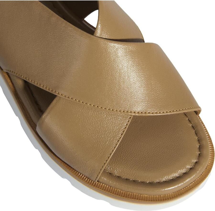 DESA Sandalen Leer Nude Vrouwen Schoenpunt: Nez ouvert - Foto 2