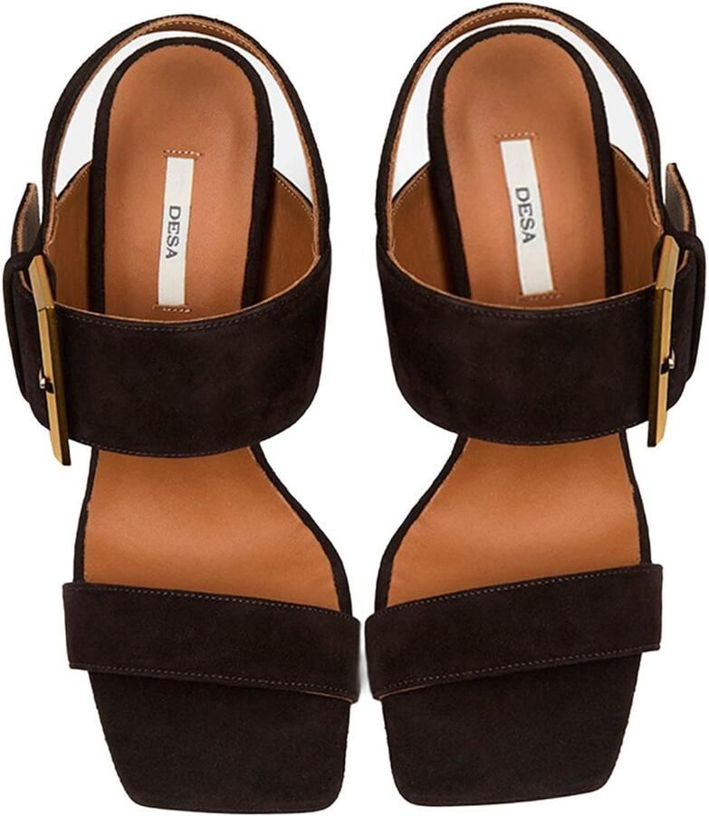Desa Sandalen met riem 'Abendsandalen' bruin - Foto 2
