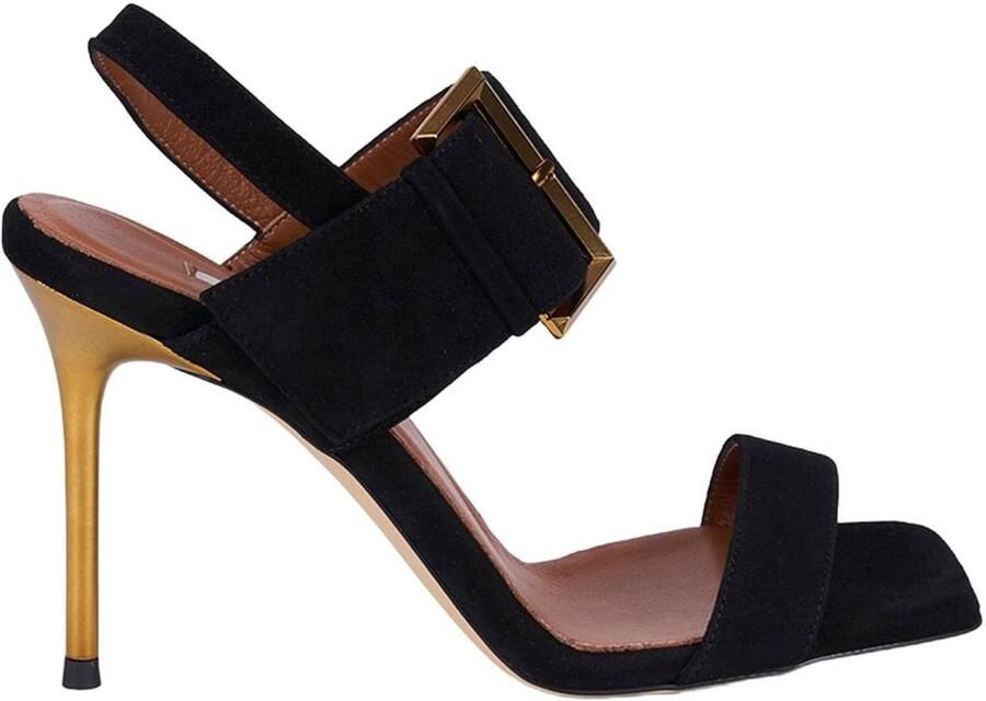 Desa Sandalen met riem 'Abendsandalen' zwart - Foto 4