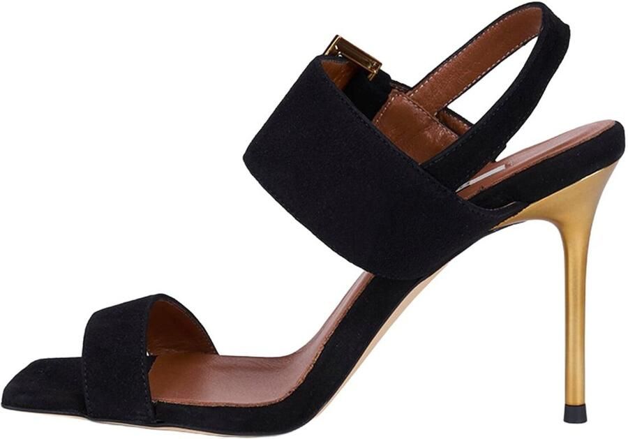 Desa Sandalen met riem 'Abendsandalen' zwart - Foto 5