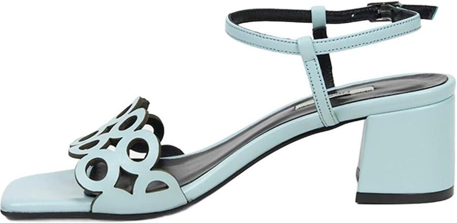 DESA Sandalen Suède Blauw Vrouwen Schoenpunt: Nez ouvert - Foto 5