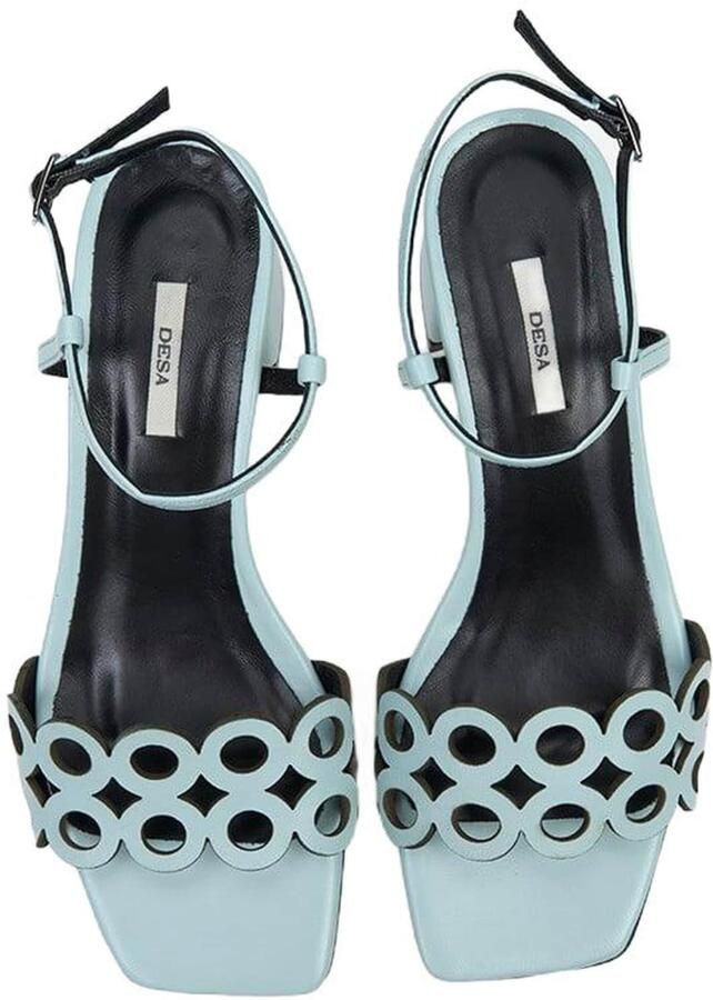 DESA Sandalen Suède Blauw Vrouwen Schoenpunt: Nez ouvert - Foto 3