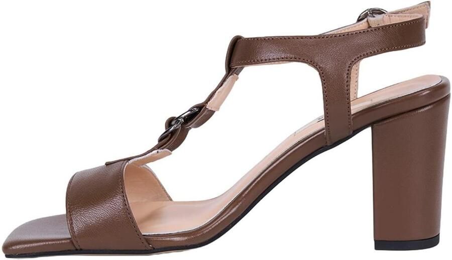 DESA Sandalen Suède Bruin Vrouwen Schoenpunt: Nez ouvert - Foto 5
