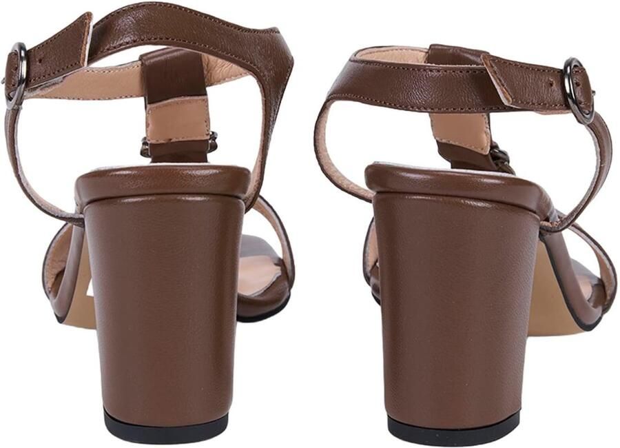 DESA Sandalen Suède Bruin Vrouwen Schoenpunt: Nez ouvert - Foto 4