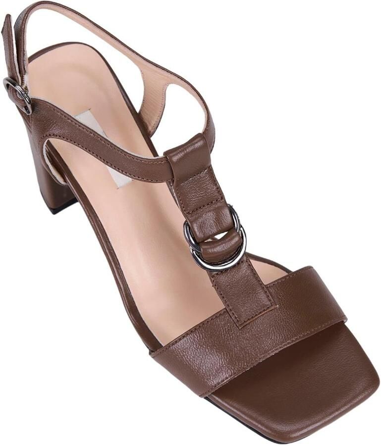 DESA Sandalen Suède Bruin Vrouwen Schoenpunt: Nez ouvert - Foto 3