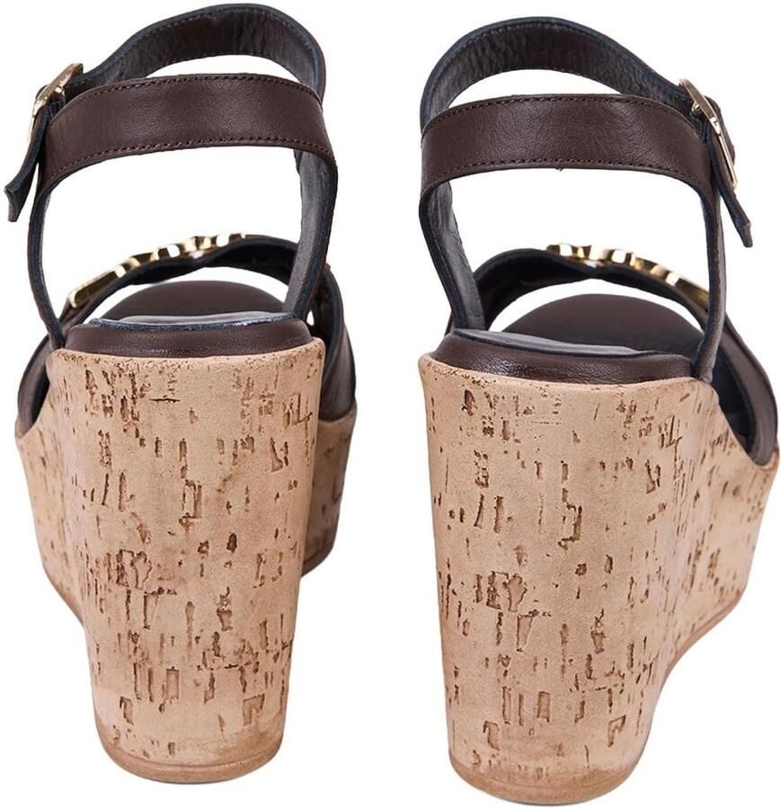 Desa Teenslipper 'Keilsandalen' bruin - Foto 2