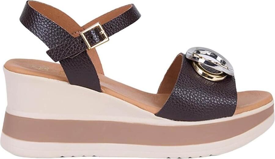 Desa Teenslipper 'Keilsandalen' bruin