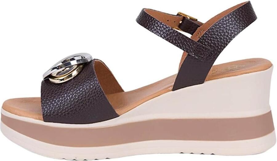 Desa Teenslipper 'Keilsandalen' bruin - Foto 6