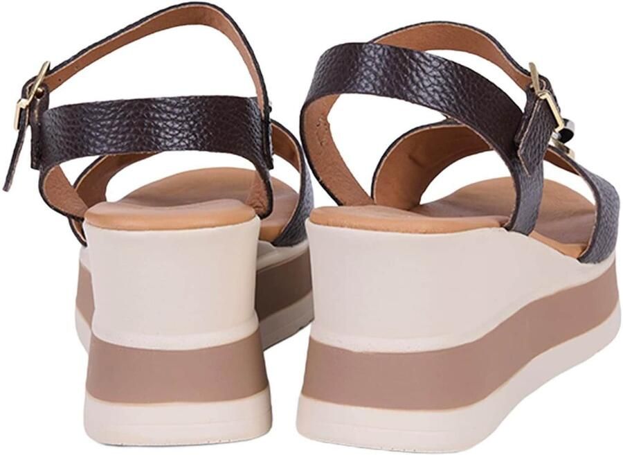 Desa Teenslipper 'Keilsandalen' bruin - Foto 3