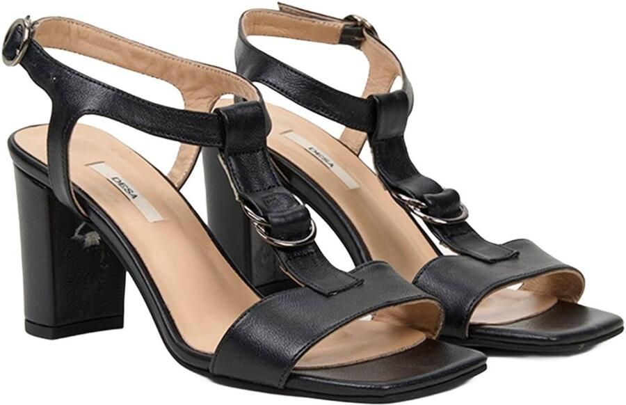 DESA Sandalen Suède Zwart Vrouwen Schoenpunt: Nez ouvert - Foto 2