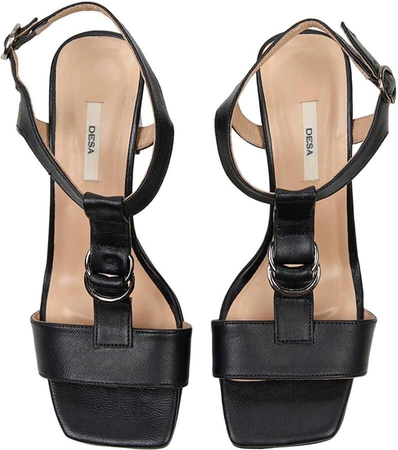 DESA Sandalen Suède Zwart Vrouwen Schoenpunt: Nez ouvert - Foto 3