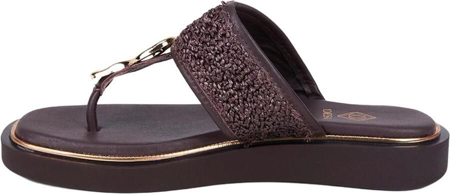 Desa Teenslipper 'Zehenstegsandalen' bruin - Foto 5