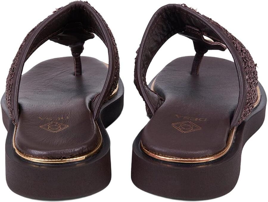 Desa Teenslipper 'Zehenstegsandalen' bruin - Foto 3