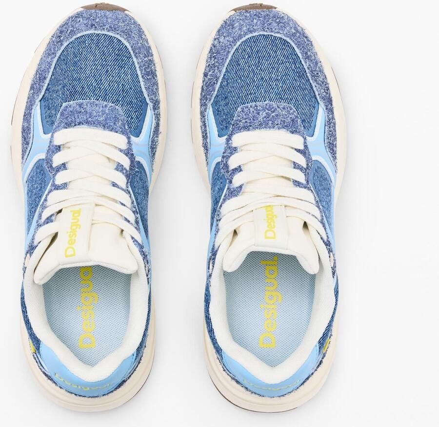 Desigual Sneakers laag blauw lichtblauw - Foto 2